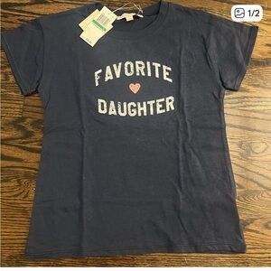 Favorite Daughter Navy Kids Tee